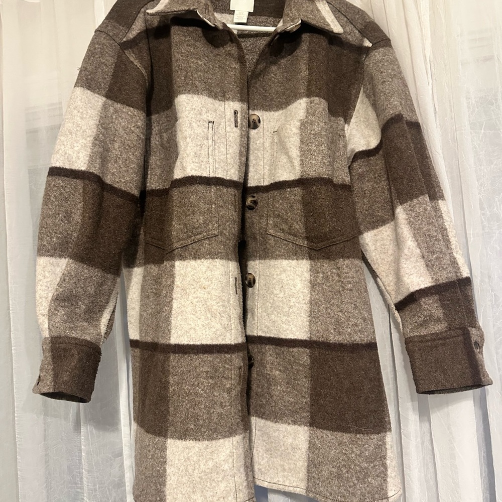 H&M Taupe and Ivory Jacket